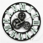 Wood/Metal Wall Clock